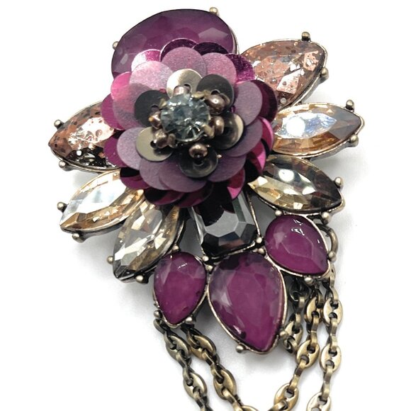 Chloe + Isabel Floral Fantasy Brooch / pendant 0153 - Picture 2 of 3